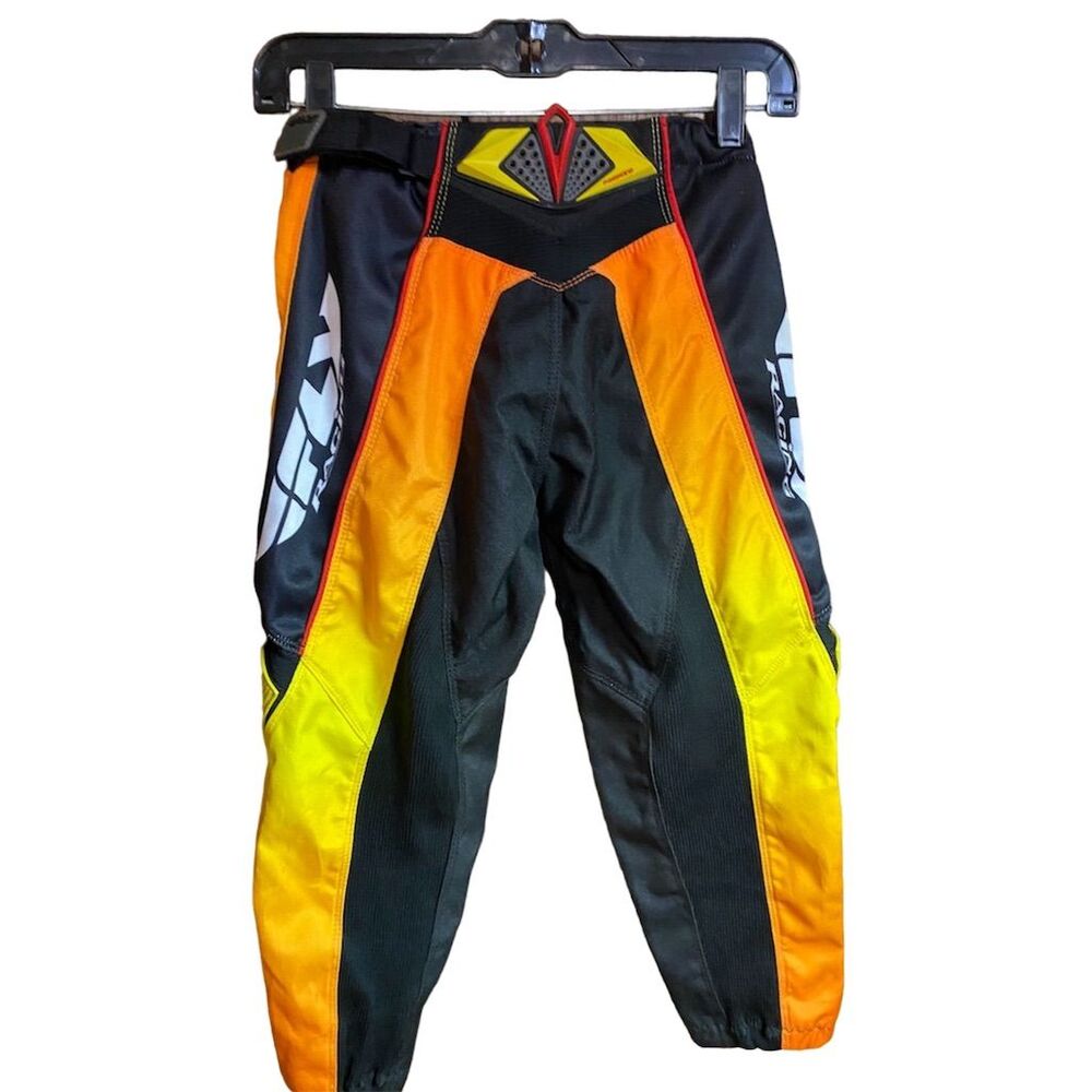 Fly Racing F-16 Men's/boys Dirt Bike Motocross Pants Orange/Black Size 24
